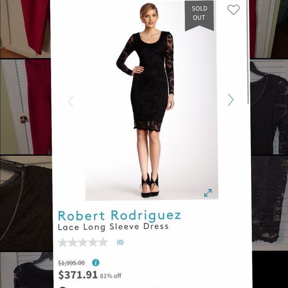 Robert Rodriguez Sexy Lace Dress RUNWAY - Picture 7 of 7